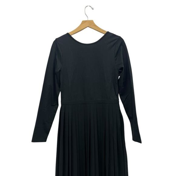 J.Crew Pleated ballet dress in stretch cotton blend Black CF797 size XS NWT - Picture 4 of 6